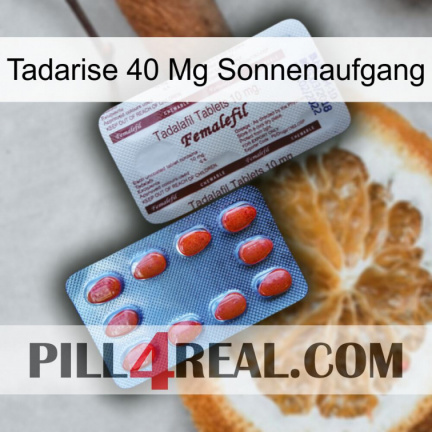 Tadarise 40 Mg Sunrise 36
